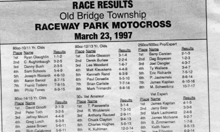 Raceway Park Results From 3/23/97