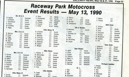 RPMX Results 5/13/90