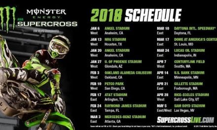 Monster Energy Supercross 2018 Schedule Announced