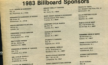 Raceway News Flashback- Shops Ads 1983