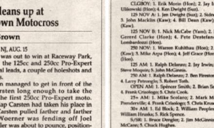 Raceway Park Results 8/15/93