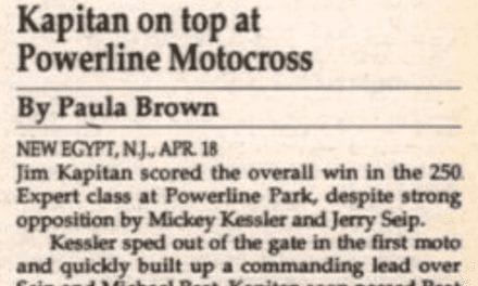 Powerline Park results from 4/18/93