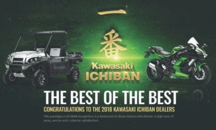 Kawasaki Congratulates 2018 Ichiban Dealers