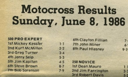 Raceway Park Results – June 8, 1986