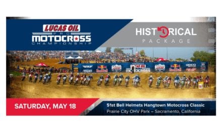 Bell Helmets Hangtown Motocross Classic Historical Notes Package