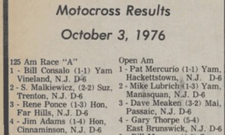 Raceway Park Results from 10/3/76