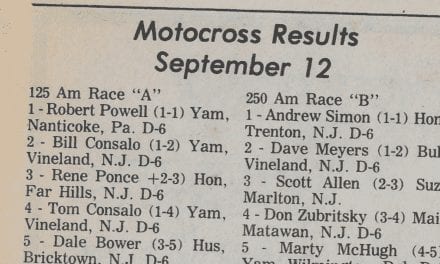 RACEWAY PARK RESULTS FROM 9/12/76