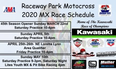 2020 Raceway Park Schedules and class updates