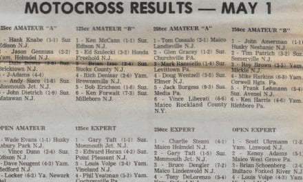 Raceway Park Results from May 1, 1977