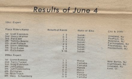 RACEWAY PARK RESULTS FROM 6/4/78