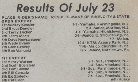 Raceway Park Results from 7/23/78