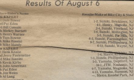 Raceway Park Results from 8/6/78