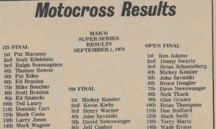 Raceway Park Results from 9/1/79