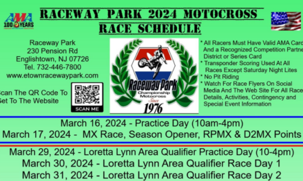 Raceway Park – 2024 Schedule