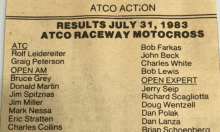 Atco MX Results from 7/31/83