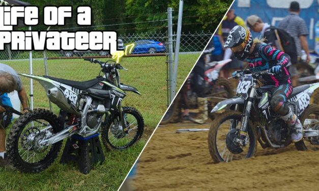 I RACED A TRIUMPH!! THE GREAT OUTDOORS – LIFE OF A PRIVATEER EP 15 (BUDDS CREEK RD 10)