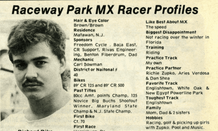 Raceway Park Racer Profiles – 1989