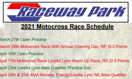 Raceway Park 2021 Race Schedule