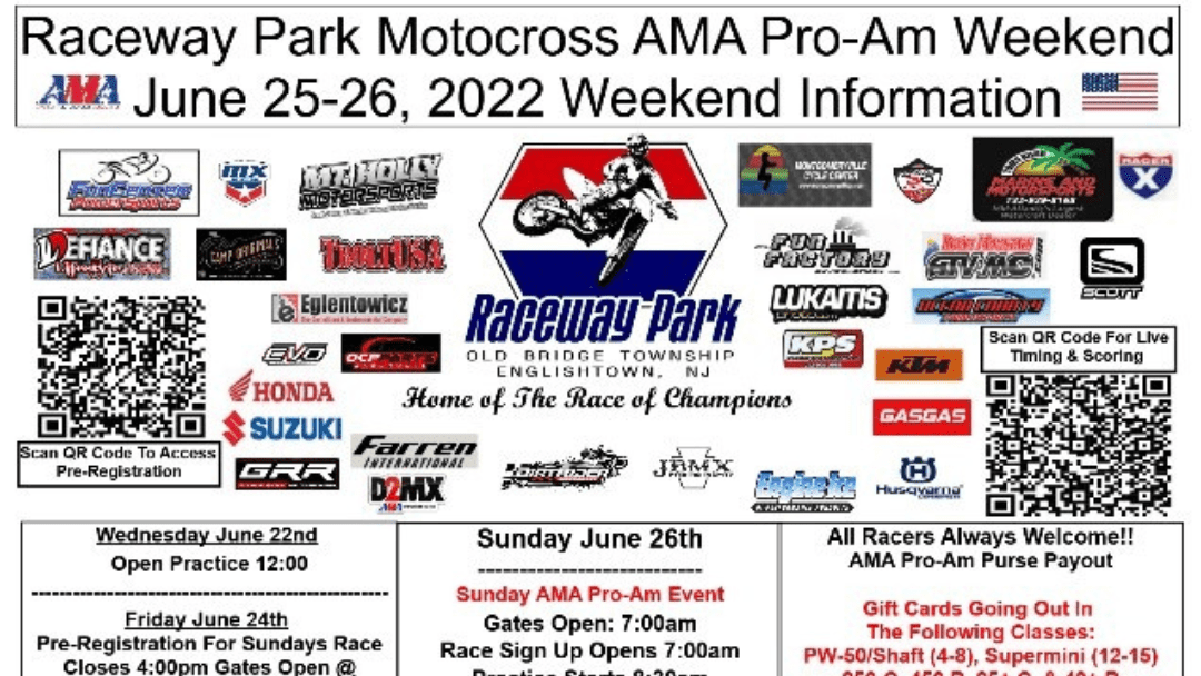 Raceway Park – This Weekend!