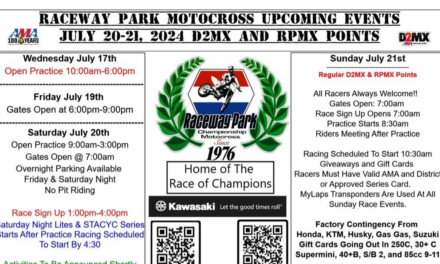 RACEWAY PARK RESULTS – 7/21/24