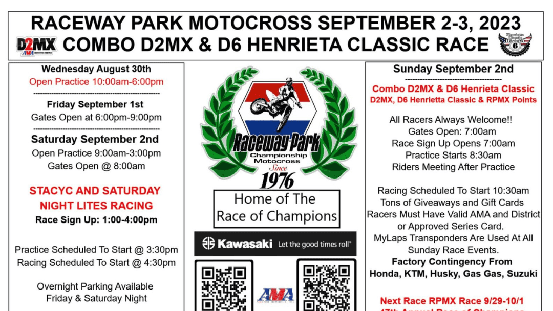 Raceway Park – This Weekend