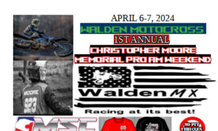 Walden Season Opener – Christopher Moore Memorial Race – April 6 – 7